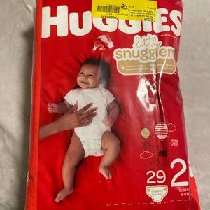 New Huggies little snuggles size 2 (29 count)